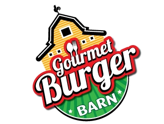Gourmet Burger Barn logo design by RIVA