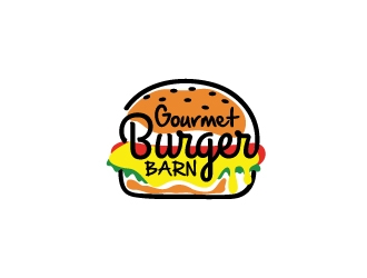 Gourmet Burger Barn logo design by Suvendu