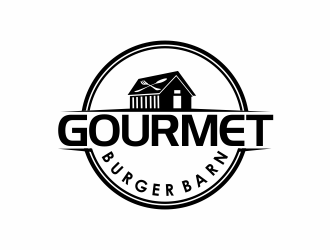 Gourmet Burger Barn logo design by giphone