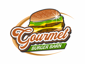 Gourmet Burger Barn logo design by mutafailan