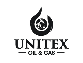 Unitex Oil & Gas logo design by ORPiXELSTUDIOS
