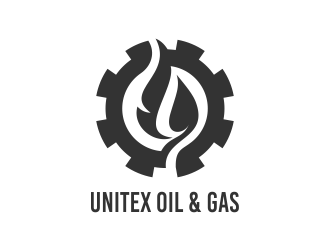 Unitex Oil & Gas logo design by mikael
