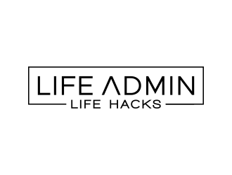 Life Admin Life Hacks logo design by lexipej