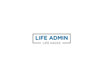 Life Admin Life Hacks logo design by vostre