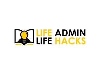 Life Admin Life Hacks logo design by neonlamp
