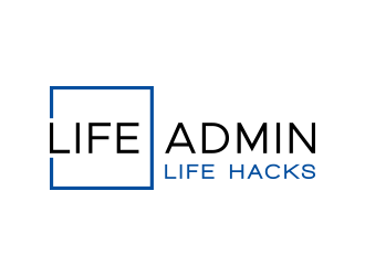 Life Admin Life Hacks logo design by lexipej