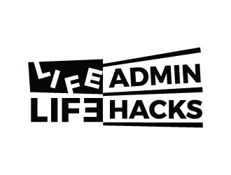 Life Admin Life Hacks logo design by nemu