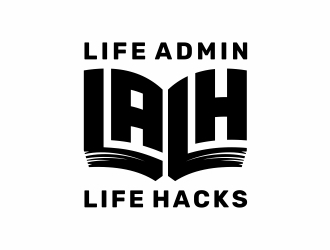 Life Admin Life Hacks logo design by Mbezz