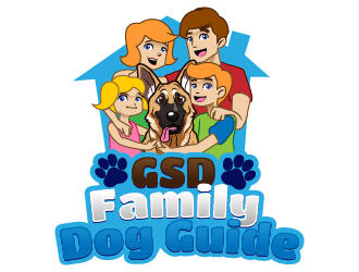 GSD Family Dog Guide logo design by reight