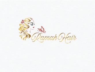 RamaKHair logo design by AYATA