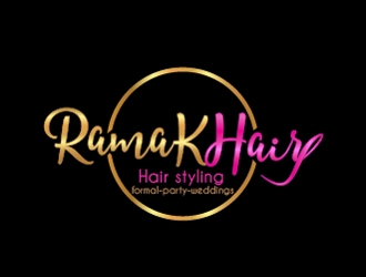RamaKHair logo design by ZQDesigns
