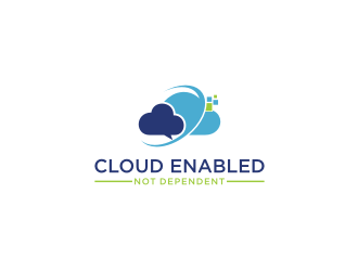 Cloud Enabled Not Dependent  logo design by ohtani15