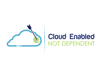 Cloud Enabled Not Dependent  logo design by ROSHTEIN