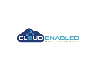 Cloud Enabled Not Dependent  logo design by Suvendu