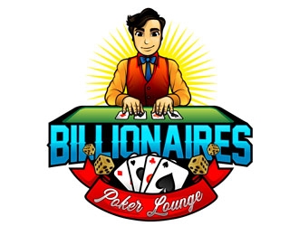 Billionaires Poker Lounge logo design by DreamLogoDesign
