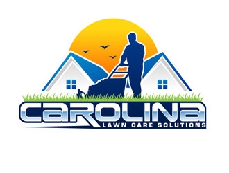 Carolina Lawn Care Solutions logo design by DreamLogoDesign