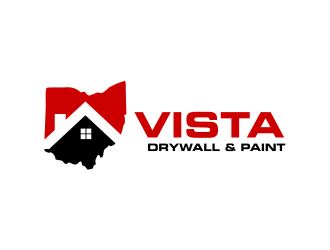 Vista Drywall & Paint logo design by Girly