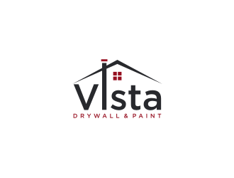 Vista Drywall & Paint logo design by Devian