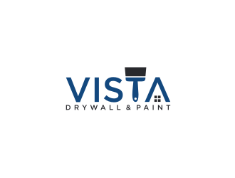 Vista Drywall & Paint logo design by Devian
