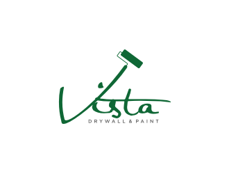 Vista Drywall & Paint logo design by Devian