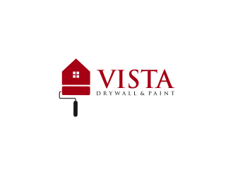 Vista Drywall & Paint logo design by Devian