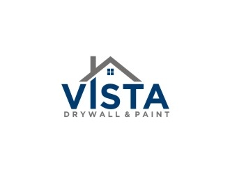Vista Drywall & Paint logo design by agil