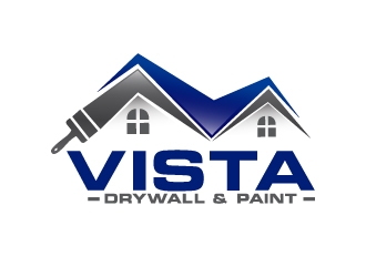 Vista Drywall & Paint logo design by jenyl