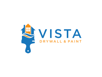 Vista Drywall & Paint logo design by kaylee