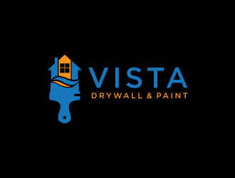 Vista Drywall & Paint logo design by kaylee