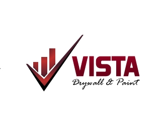 Vista Drywall & Paint logo design by jensen