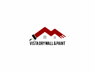 Vista Drywall & Paint logo design by scolessi