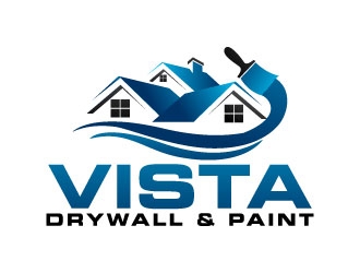 Vista Drywall & Paint logo design by J0s3Ph