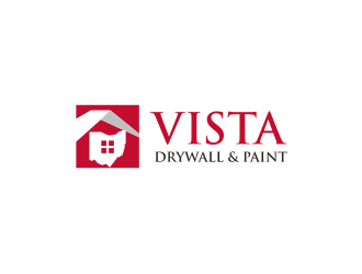 Vista Drywall & Paint logo design by RatuCempaka