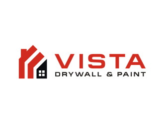 Vista Drywall & Paint logo design by RatuCempaka