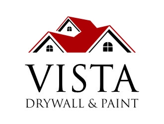 Vista Drywall & Paint logo design by jetzu