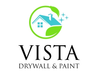 Vista Drywall & Paint logo design by jetzu