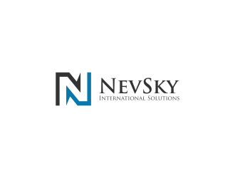 NevSky International Solutions  logo design by noviagraphic