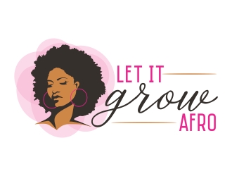 Let it grow afro  logo design by ruki