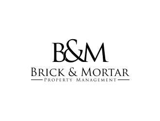 Brick & Mortar Property Management logo design by Landung