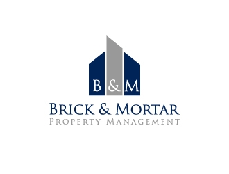 Brick & Mortar Property Management logo design by labo
