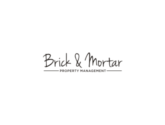 Brick & Mortar Property Management logo design by Franky.