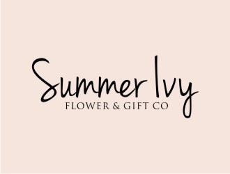 Summer Ivy flower & gift co. logo design by agil