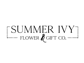 Summer Ivy flower & gift co. logo design by bezalel