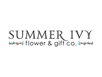 Summer Ivy flower & gift co. logo design by rykos