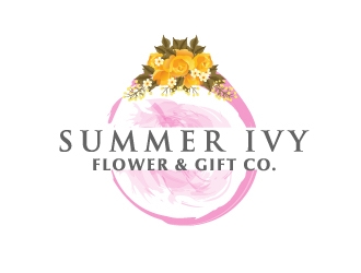 Summer Ivy flower & gift co. logo design by 35mm