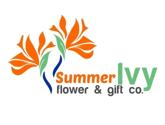 Summer Ivy flower & gift co. logo design by mckris