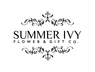 Summer Ivy flower & gift co. logo design by aldesign