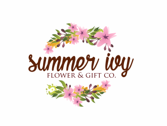 Summer Ivy flower & gift co. logo design by serprimero