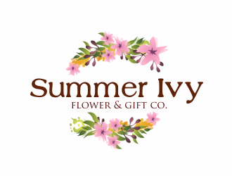 Summer Ivy flower & gift co. logo design by serprimero