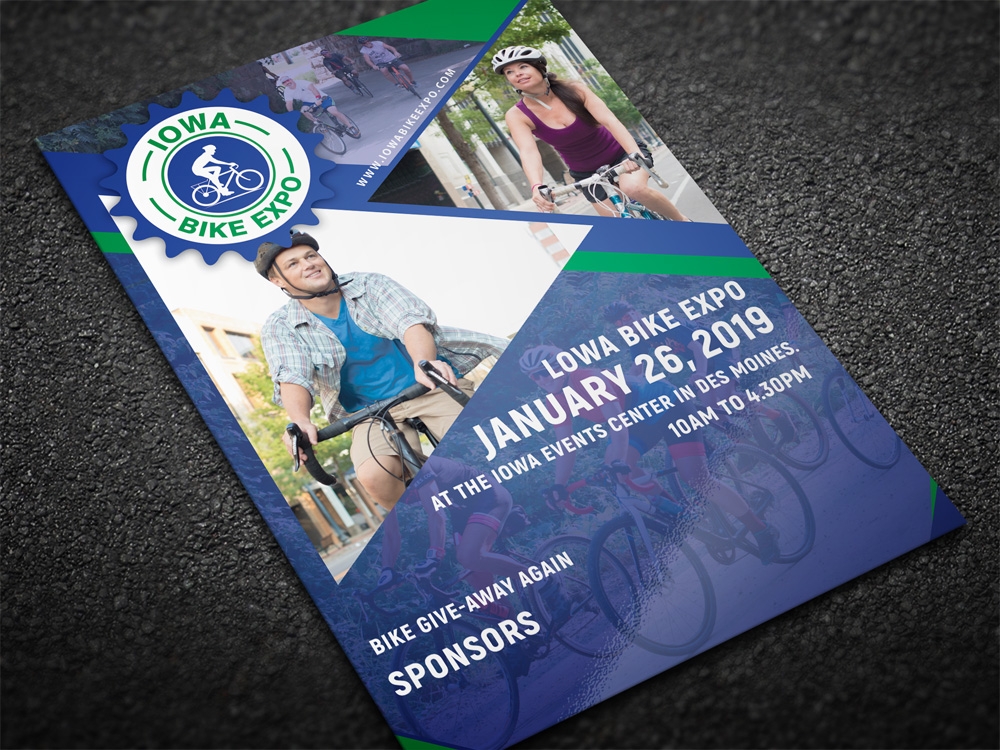 Iowa Bike Expo Logo logo design by aamir